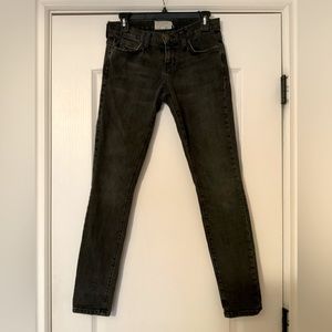 Current Elliott The ankle skinny Brooklyn Black jeans Size 0/25